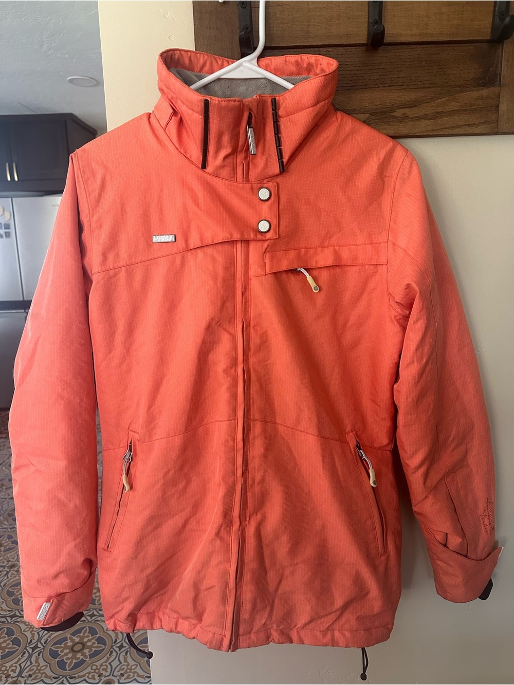 Liquido Coral-Orange Ski Jacket